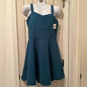 Just fab XL aqua, colored for flare dress